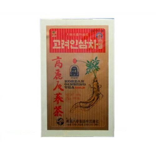 韓国伝統茶！健康維持に毎日1杯！！高麗人参茶(木箱）(3g×100包