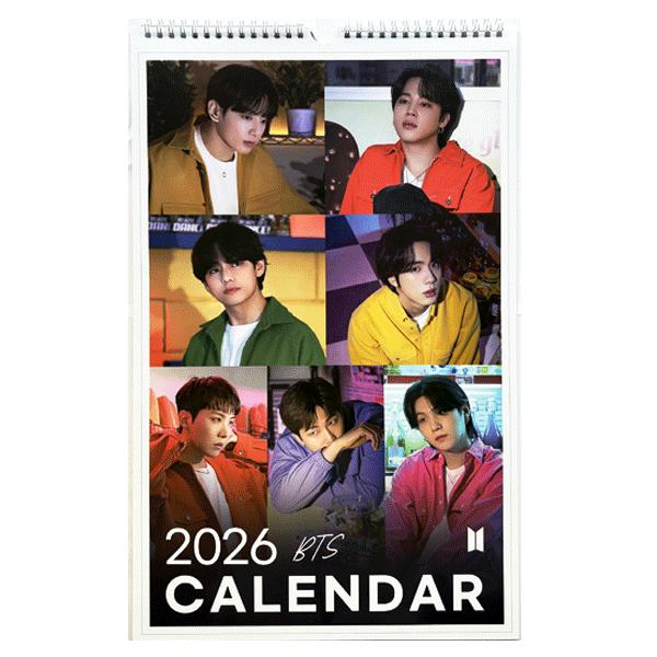 壁掛けカレンダー2026年度】防弾少年団 BTS バンタンソニョンダン 2026