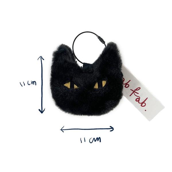 SUGA愛用af fab Big Blg Black cat ビックキャット キーリング
