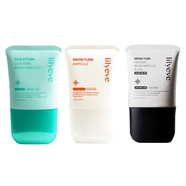 lilyeve リリーイブ グローターンヘアアンプル スカルプターンヘアアンプル グローターンエクソソームアンプルブラック100ml ヘアエッセンス ヘアケア（Yahoo!・神戸オートン輸入雑貨店）
