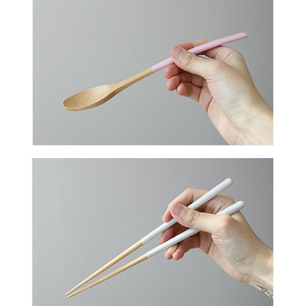 ネイチャーパステル ナム 木 木製 箸スプーンセット (1セット) 全5