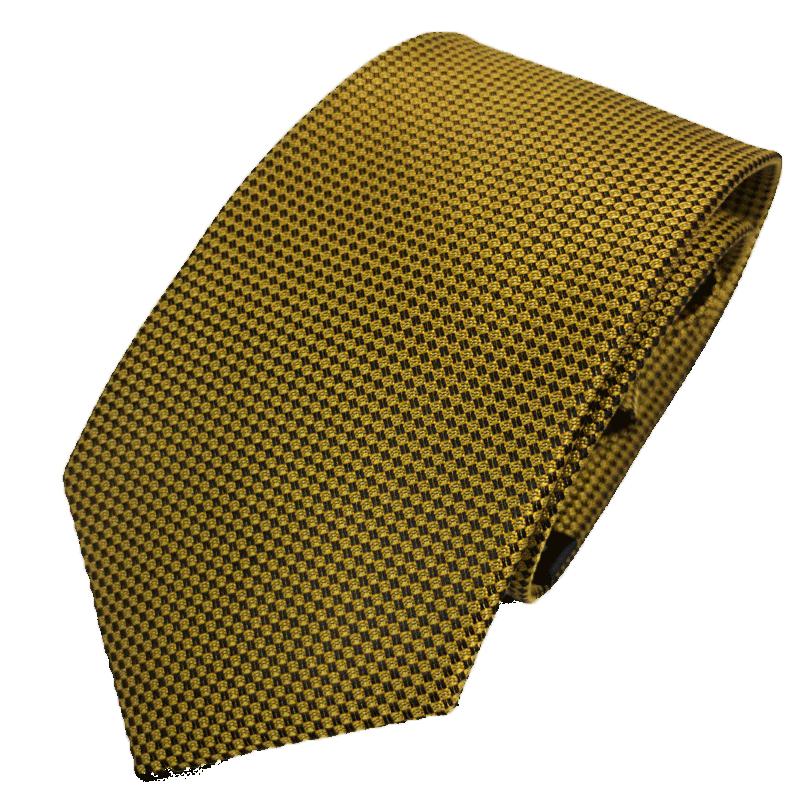 手軽に簡単ワンタッチネクタイ78 (紐タイプ) ダーク マスタード