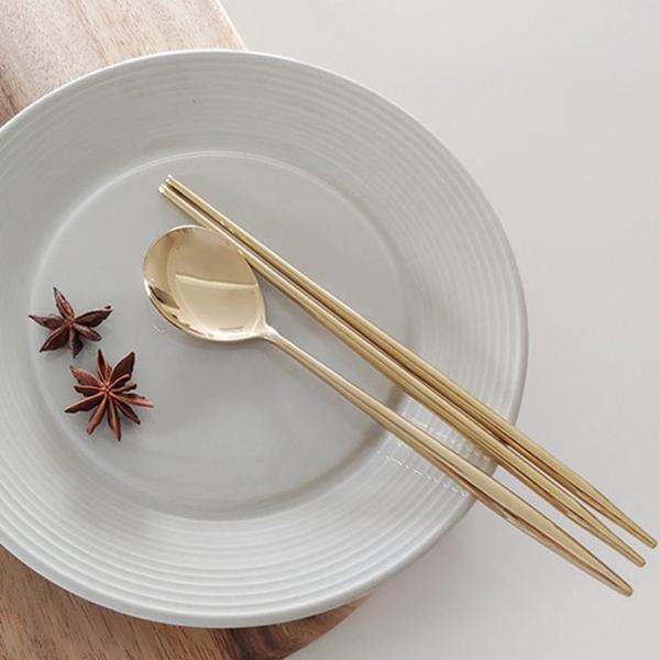 ROYAL SWEET CUTLERY 箸スプーンセット 全10カラー 韓国カトラリー