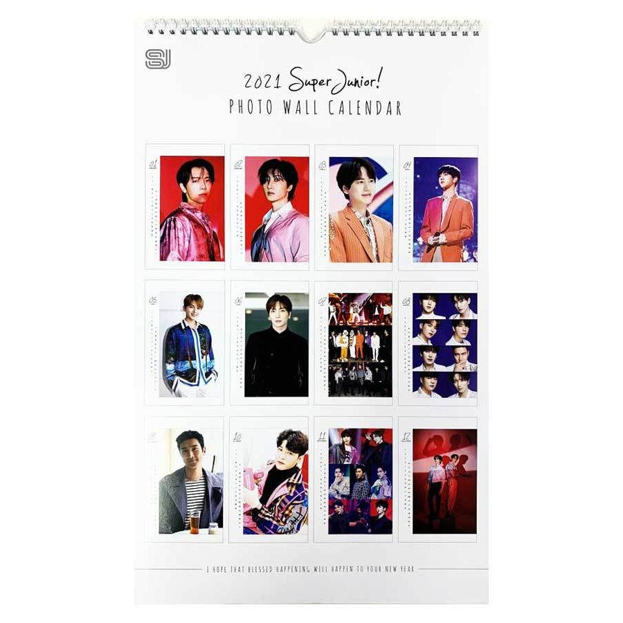 Superjunior スーパージュニア 21年度 壁掛けカレンダー カレンダー 壁掛け 韓国 韓流 韓国アイドル 韓国俳優 韓国女優 韓国ドラマ 韓ドラ K Pop Sj 神戸オートン輸入雑貨店 通販 Yahoo ショッピング