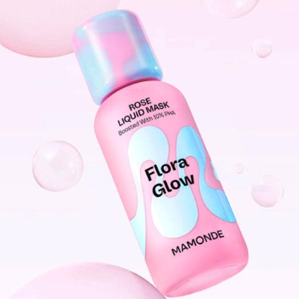 MAMONDE フローラグロウローズリキッドマスク 80ml Flora Glow ROSE