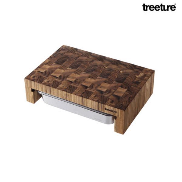 TREETURE トレジャー まな板 ＋ アンダートレイ セット VAKUEN トレイ
