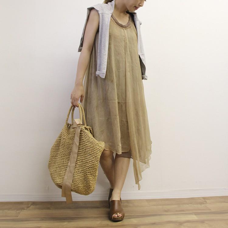 シフォンアシンメトリーワンピース Gnals レディース ロング ワンピース S15 0036 Kobe Woshary 通販 Yahoo ショッピング