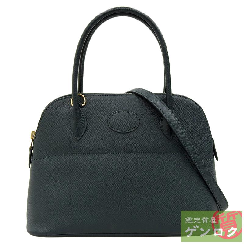 ☆ 極美品☆　エルメス　ボリード27 シェーブル ターコイズ　ショルダーバッグ ☆ 極美品☆ エルメス ボリード27 シェーブル ターコイズ ショルダー