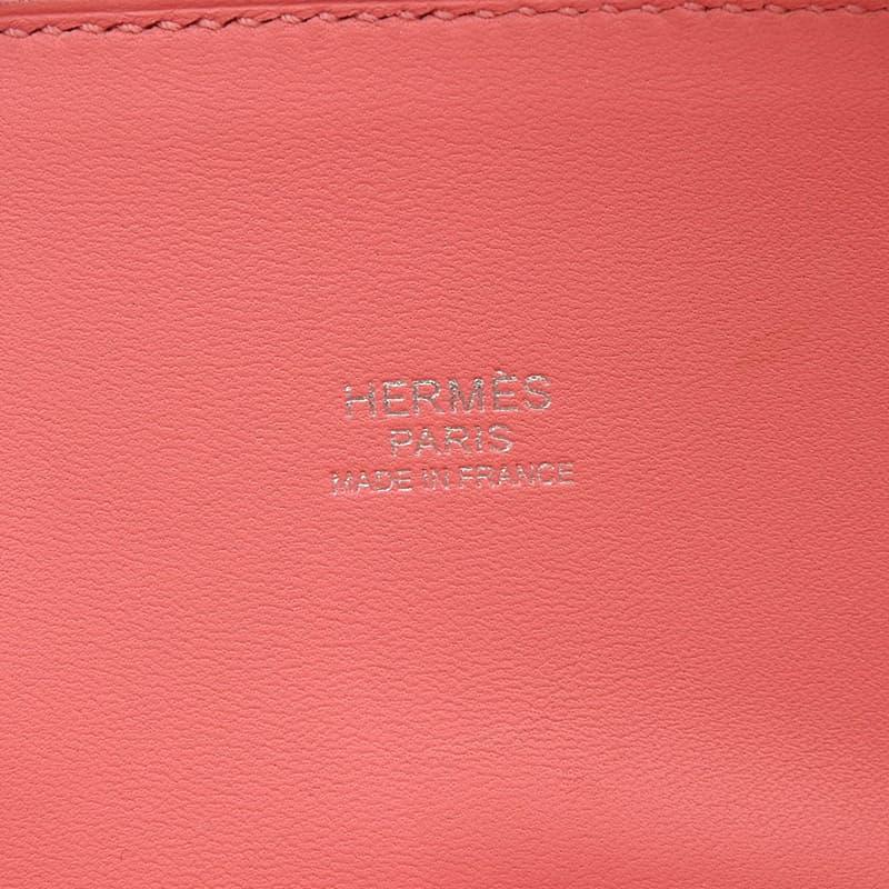 【中古】エルメス ボリード27 ショルダーバッグ X刻印(2016年) エプソン ローズアザレ   HERMES【質屋】【代引き手数料無料】の画像