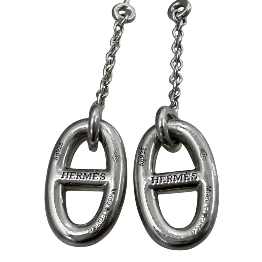 HERMES（エルメス） 【中古】HERMES シェーヌダンクル ピアス SV925