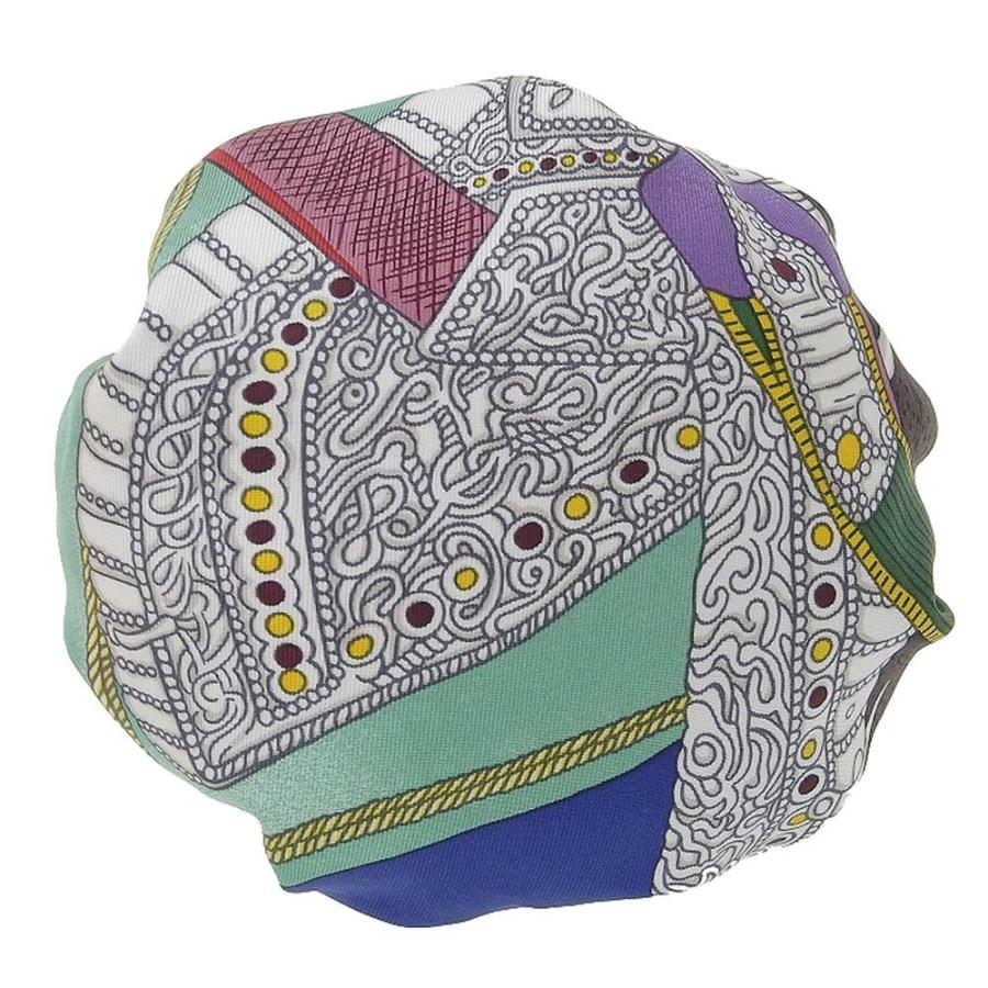 エルメス　プティアッシュ　シルク巾着ポーチ　新品未使用 HERMES（エルメス） 【中古】エルメス プティアッシュ 巾着ポーチ