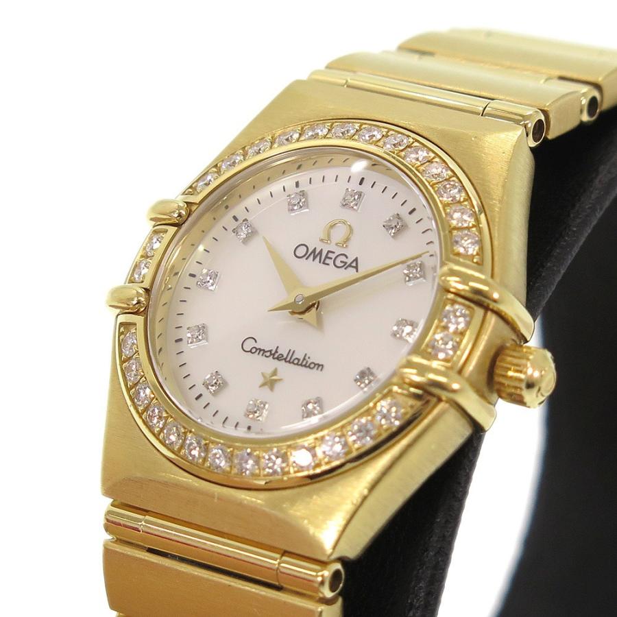 オメガ 腕時計 コンステレーション レディース OMEGA オメガ コンステレーションミニ ネイビー文字盤 SS