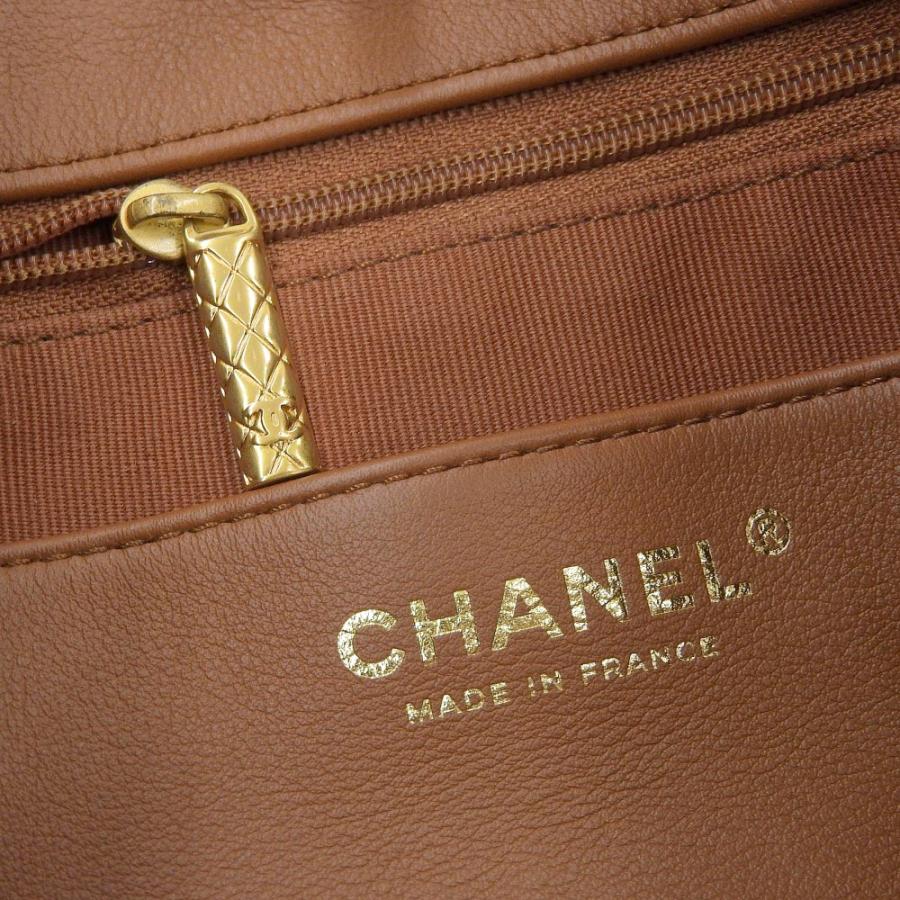 【中古】CHANEL シャネル ホーボーバッグ ショルダーバッグ トートバッグ 2WAY ブラウン レザー IDタグ レディース【質屋】の画像