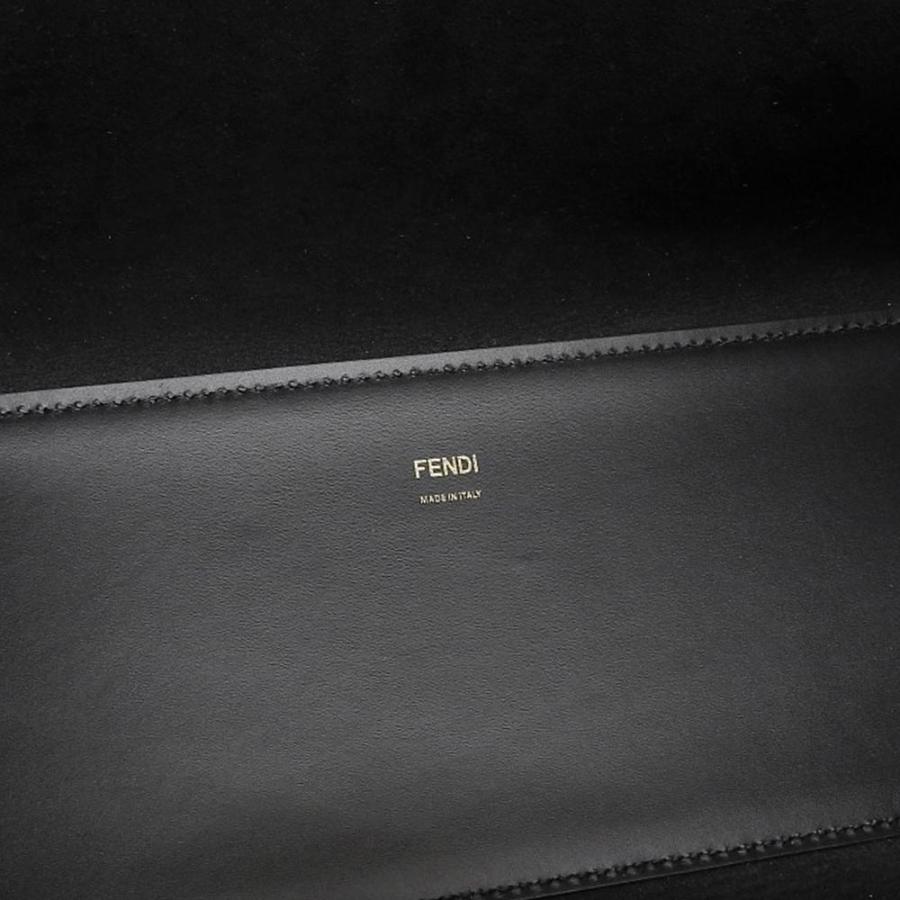 【中古】FENDI フェンディ サンシャインミディアム ハンドバッグ ショルダーバッグ 2WAYバッグ ブラック カーフレザー 【質屋】_7