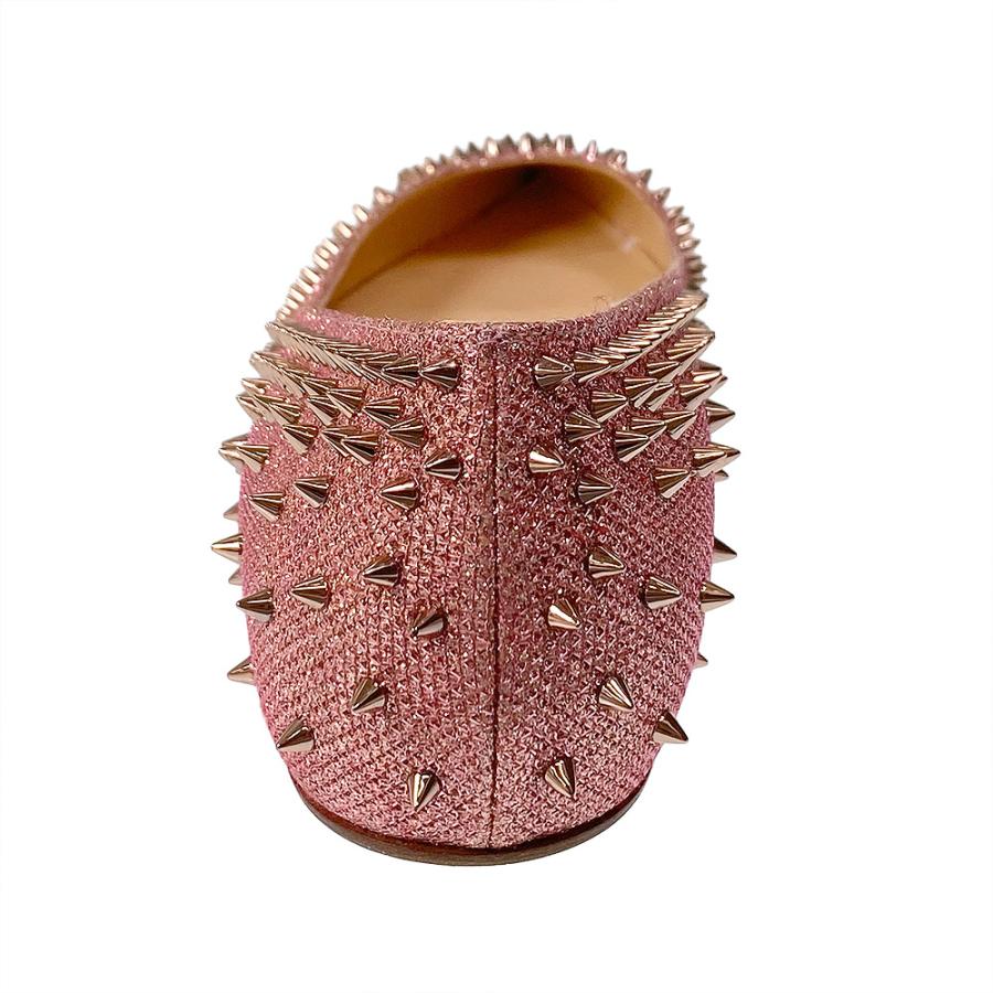 【中古】Christian Louboutin クリスチャンルブタン スタッズ グリッター パンプス size37 23.5cm ピンク【質屋】【代引き手数料無料】_3