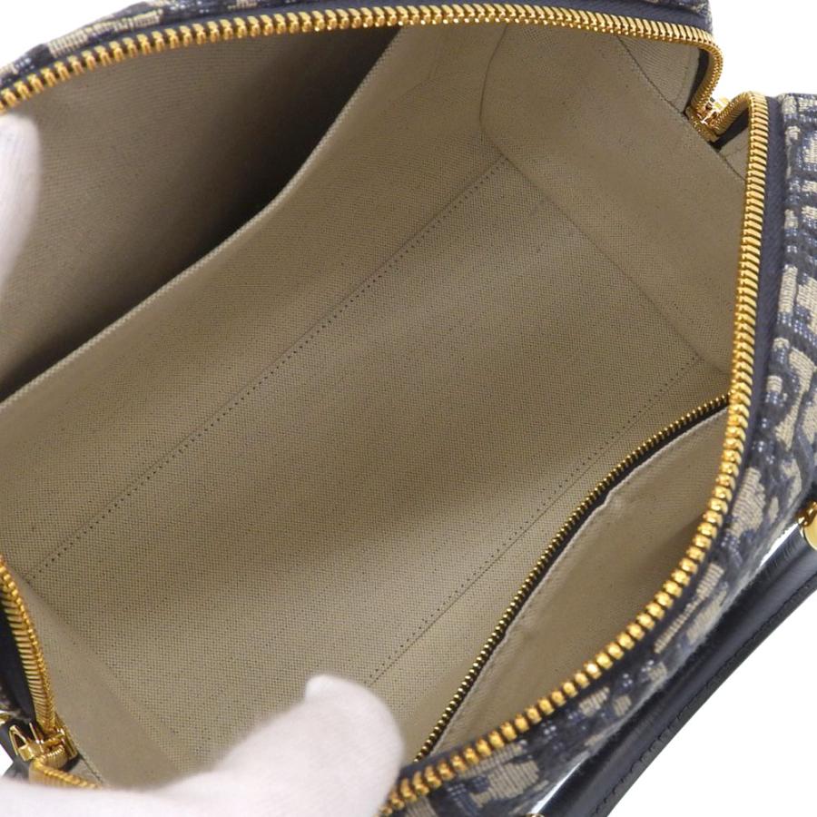 中古】Dior ディオール トロッター オブリーク 2WAYボストンバッグ25cm