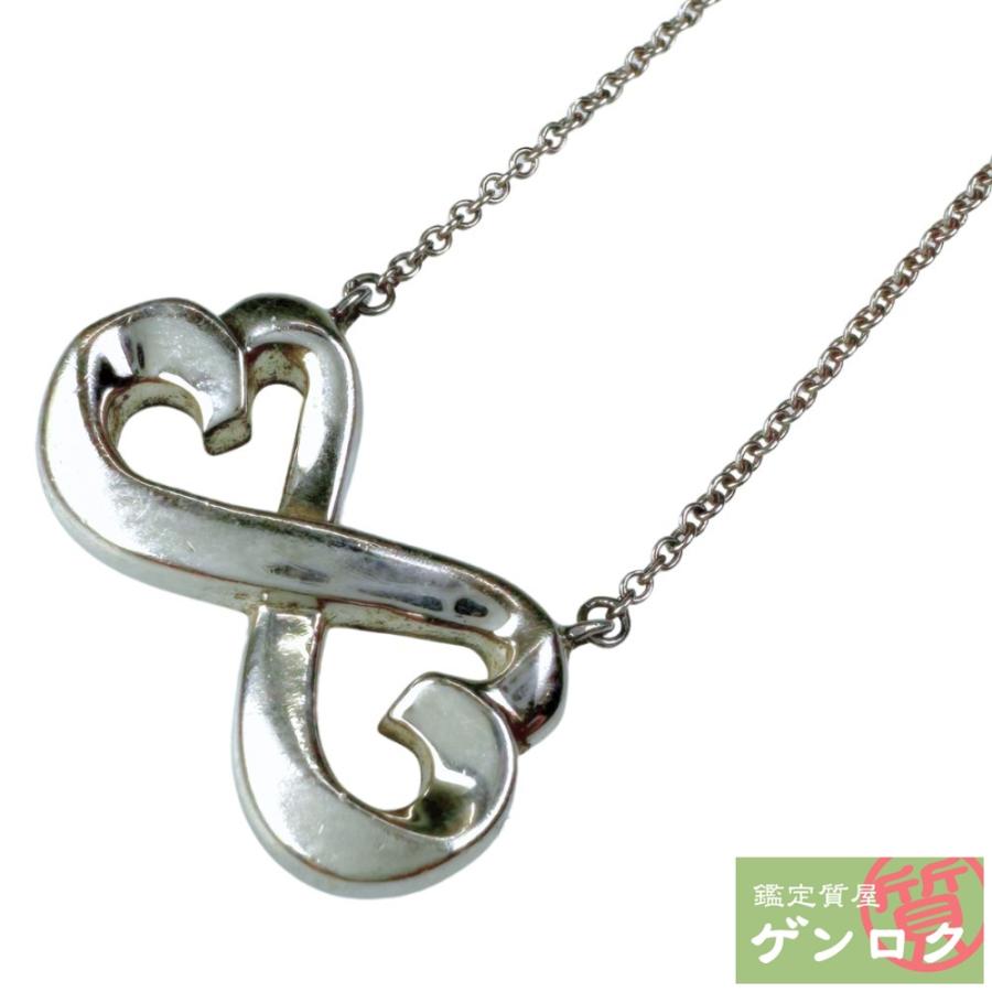 Tiffany & Co. ダブルハートネックレス シルバー925 リターン トゥ