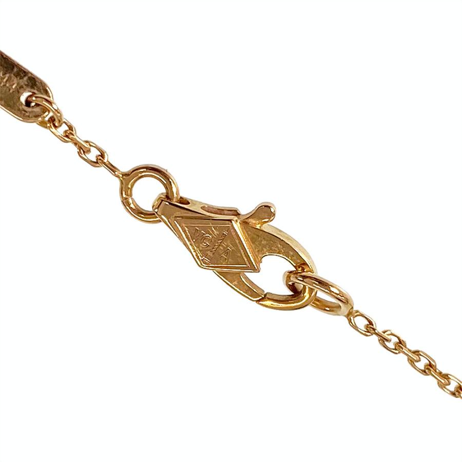 【中古】Van Cleef & Arpels ヴァンクリーフ＆アーペル スウィート アルハンブラ ブレスレット 750PG　カーネリアン【質屋】