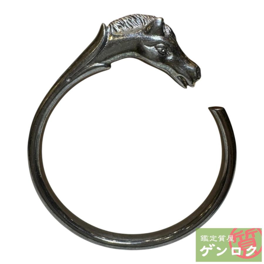 HERMES 【中古】エルメス シュヴァル ホース・バングル ブレスレット 