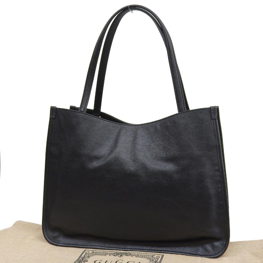 【中古】グッチ ホースビット 1955 トートバッグ トートバッグ 623694 レザー ブラック GUCCI【質屋】【代引き手数料無料】_1