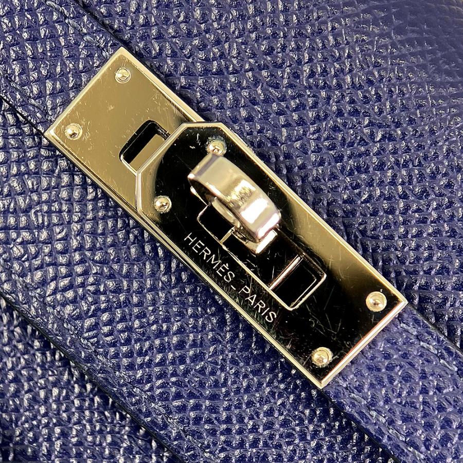 HERMES 【中古】HERMES エルメス エプソン ケリー ウォレット 長財布 X  