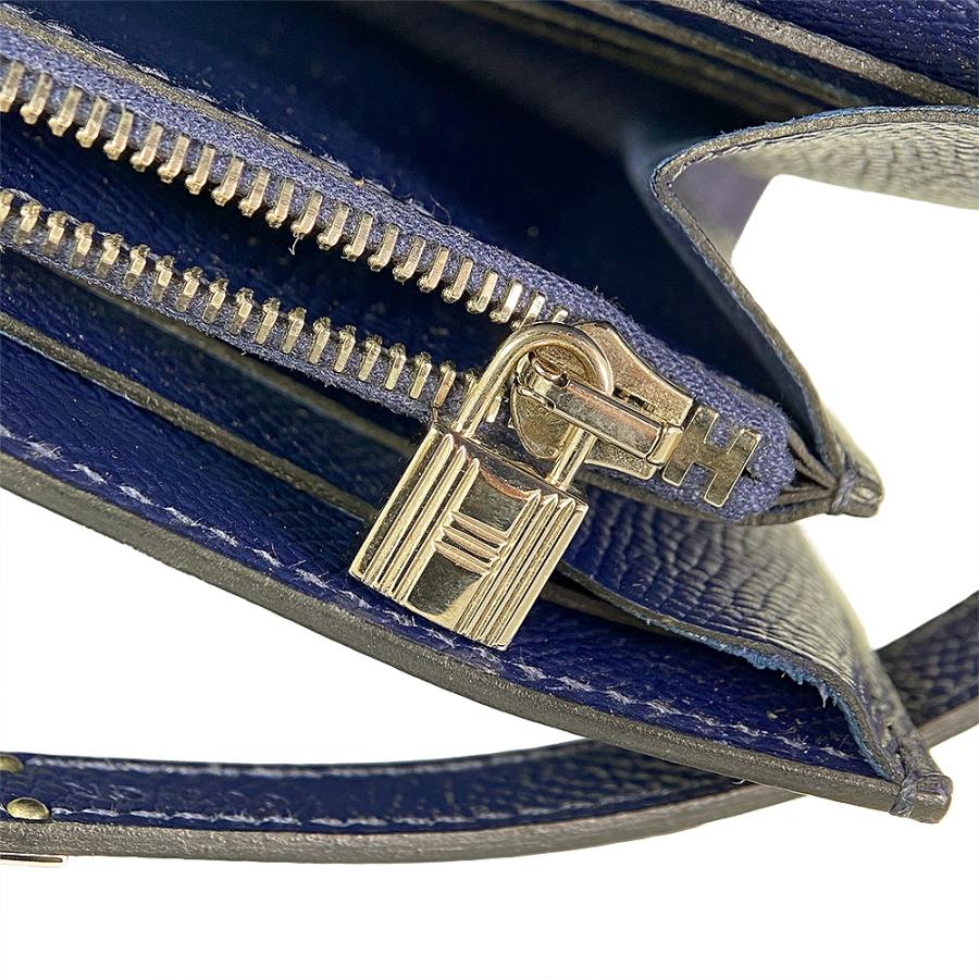 【中古】HERMES エルメス エプソン ケリー ウォレット 長財布 X刻印(2016年)【質屋】 HERMES - 【中古】HERMES エルメス エプソン ケリー ウォレット 長財布