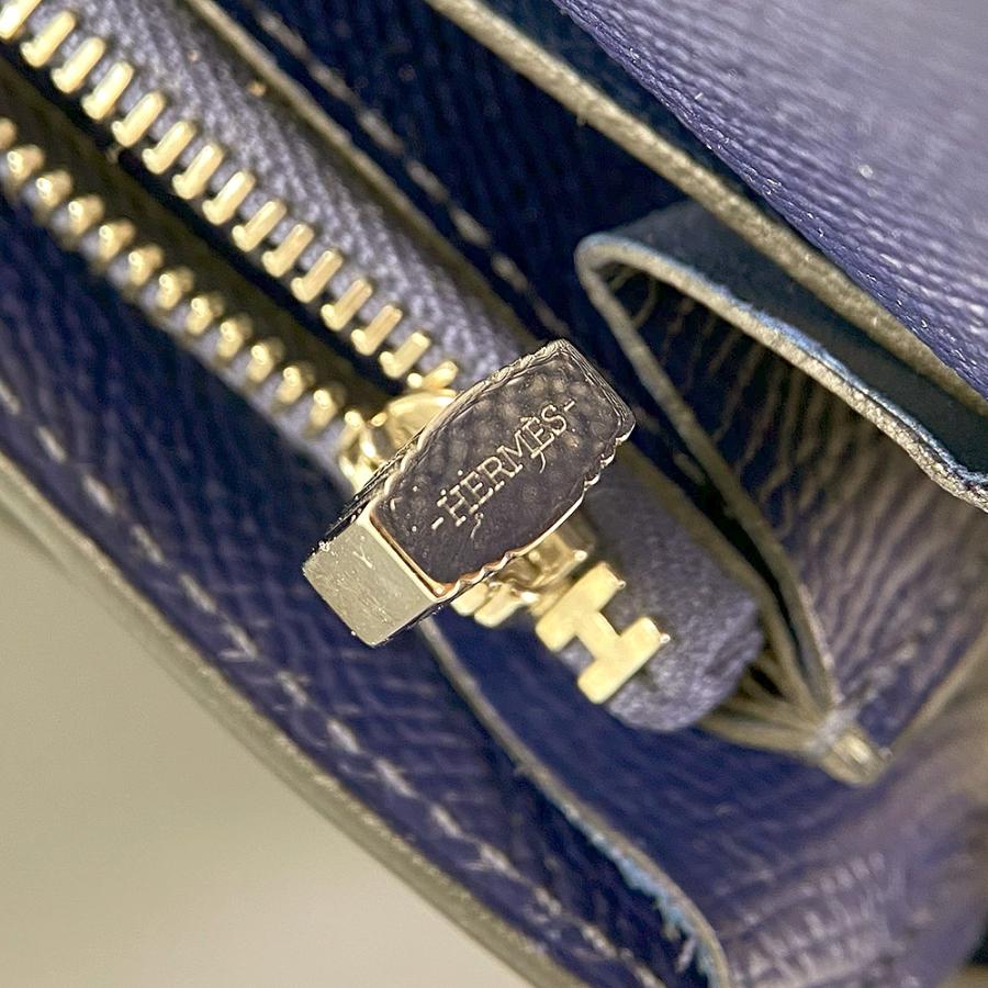 HERMES（エルメス） 【中古】HERMES エプソン ケリー ウォレット 長