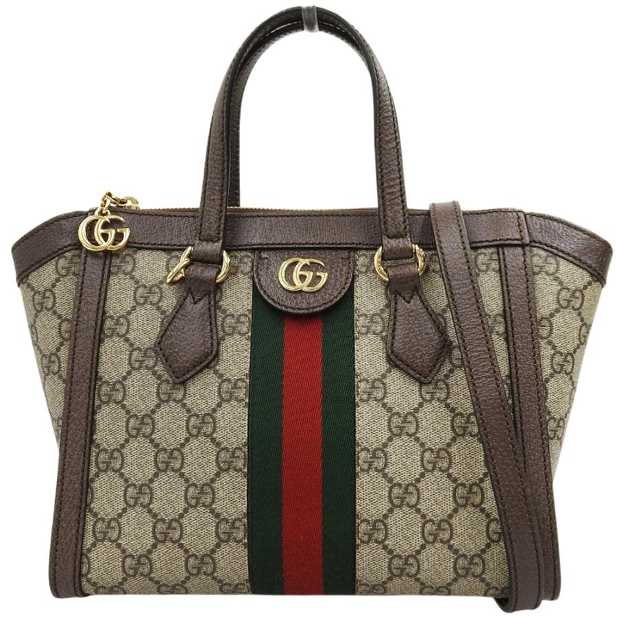 峯*様 GUCCI グッチ オフィディア 2way スモール トートバッグ 正規 GUCCI（グッチ） 【中古】グッチ オフディア 2WAY スモール トート
