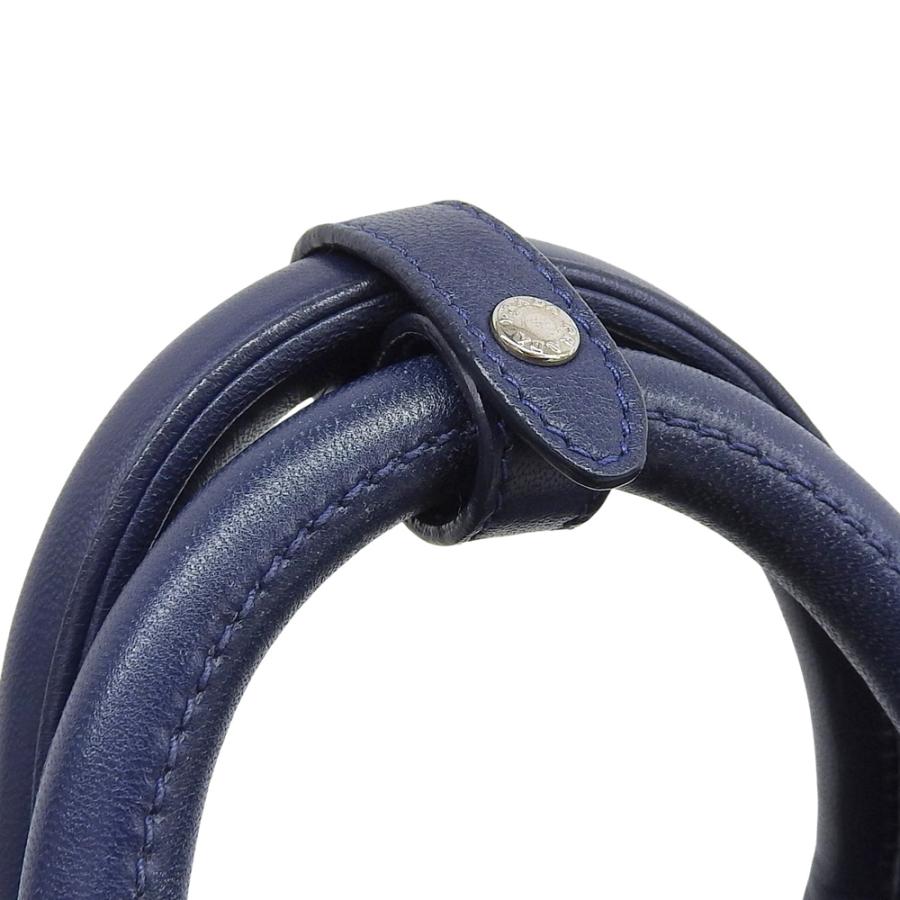 【中古】プラダ ナッパボンバー 2WAY トートバッグ トートバッグ レザー ネイビー PRADA【質屋】【代引き手数料無料】_3