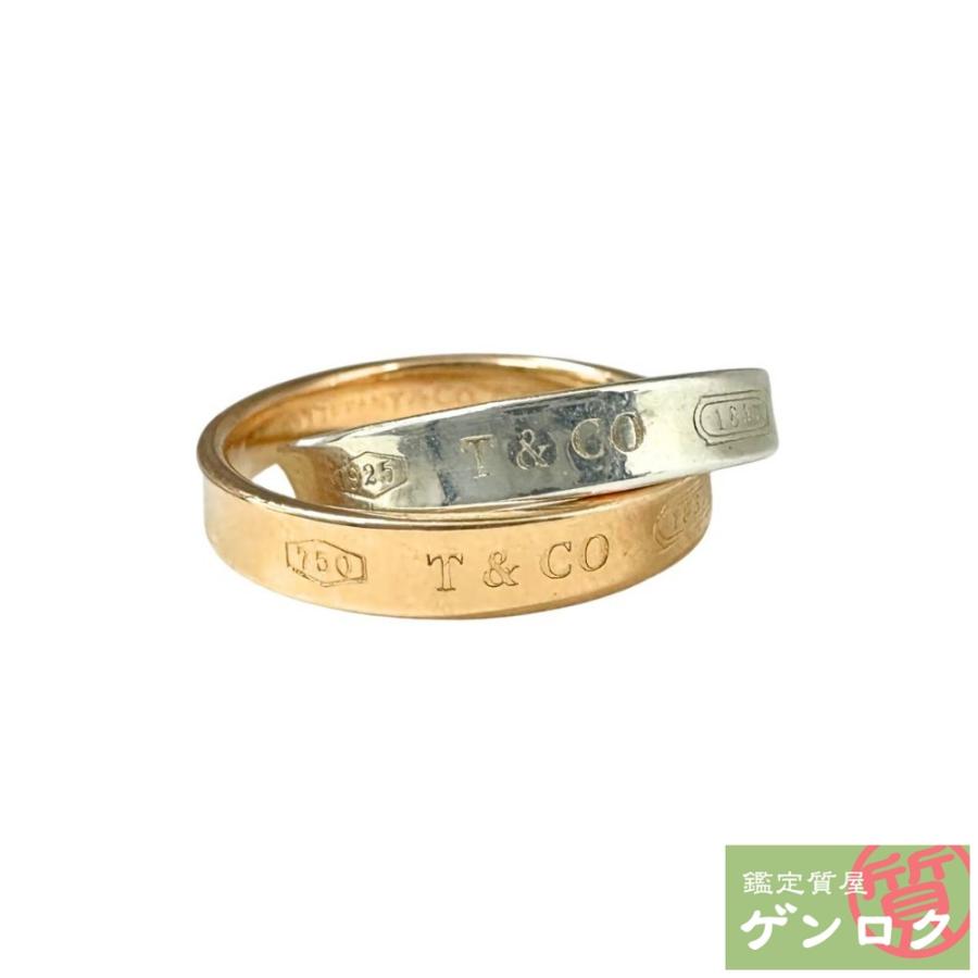 ティファニー 1837 インターロッキング リング 925 TIFFANY&Co.（ティファニー） 【中古】TIFFANY & Co. 1837インター