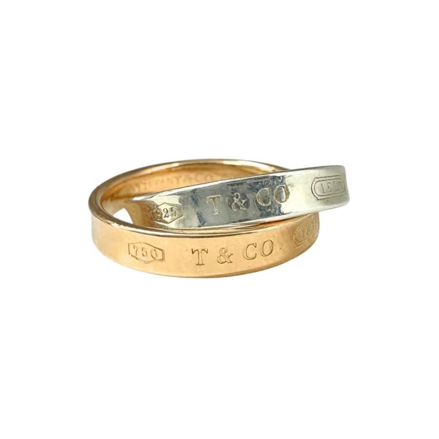 ティファニー　1837 インターロッキング　ダブルサークル　バングル　925 TIFFANY&Co.（ティファニー） 【中古】TIFFANY & Co. 1837インター