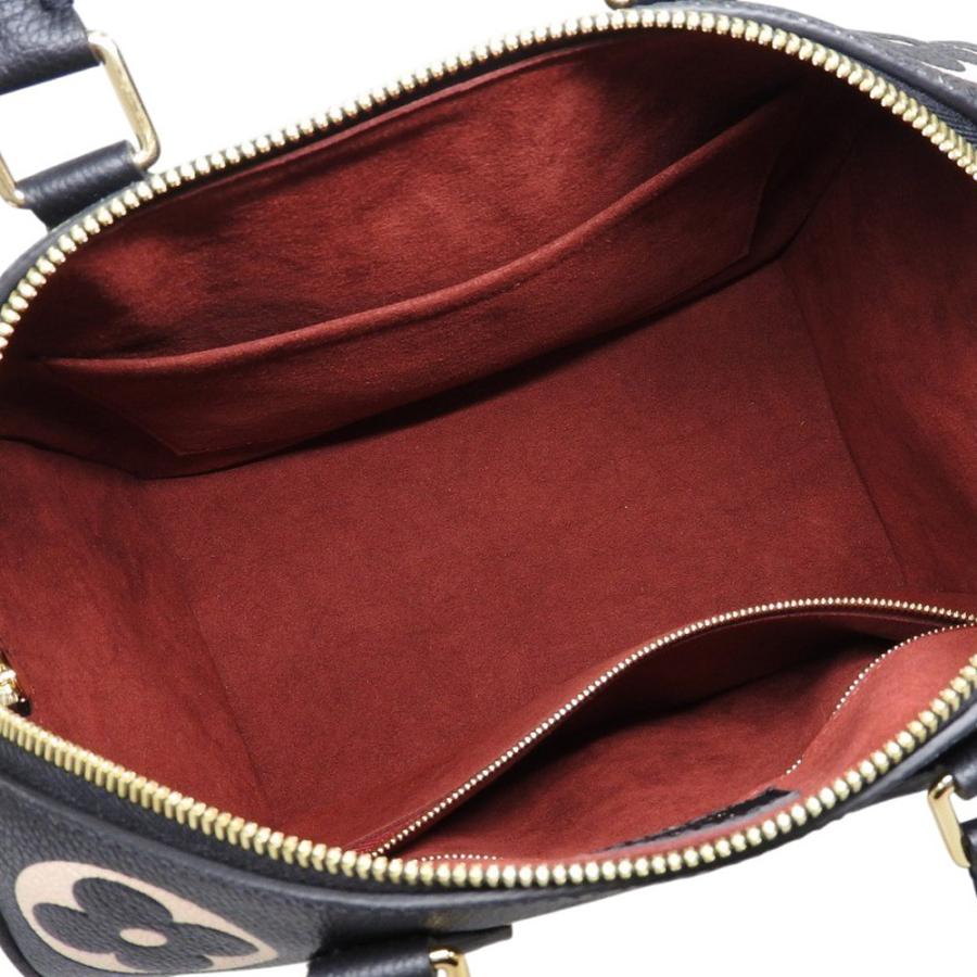 【中古】 ルイヴィトン モノグラム アンプラント スピーディ25 ショルダーバッグ M58947 バイカラー モノグラム アンプラント ブラック×ベージュ ルイ・ヴィトン ヴィトン LOUIS VUITTON【質屋】 LOUIS VUITTON（ルイ・ヴィトン） 【中古】 モノグラム アンプラント