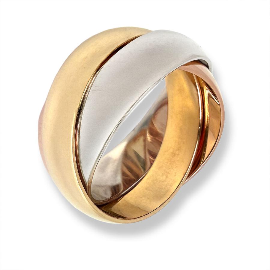 Cartier（カルティエ） 【中古】 トリニティ LM スリーカラー 3連 旧