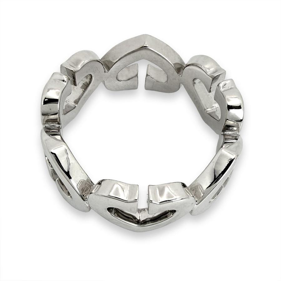 Cartier（カルティエ） 【中古】 C ハート リング 指輪 750WG ダイヤ