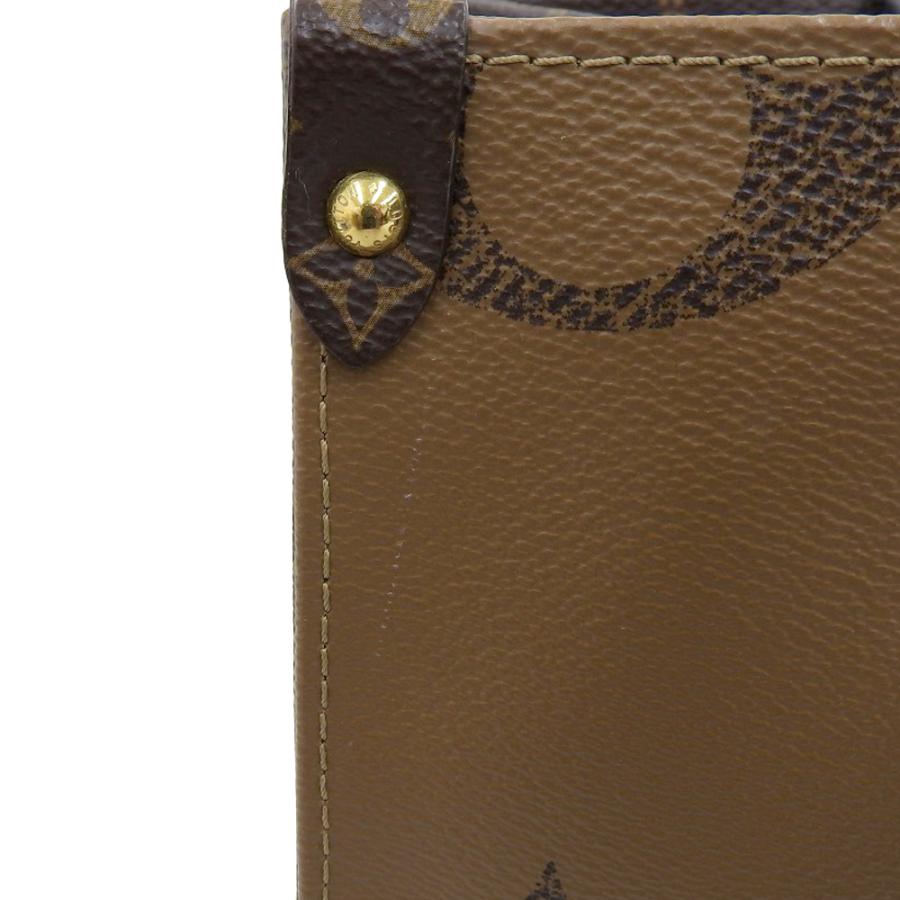 【中古】LOUIS VUITTON ルイ・ヴィトン モノグラム オンザゴーMM 2WAY ショルダーバッグ トートバッグ ハンドバッグ 茶 M45321 【質屋】_5