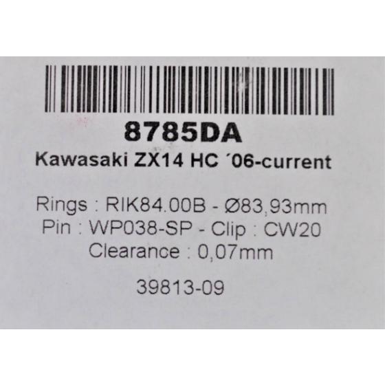 新品 8785DA (赤) ドイツ製 Wossner・鍛造ピストン KAWASAKI ZX14 HC