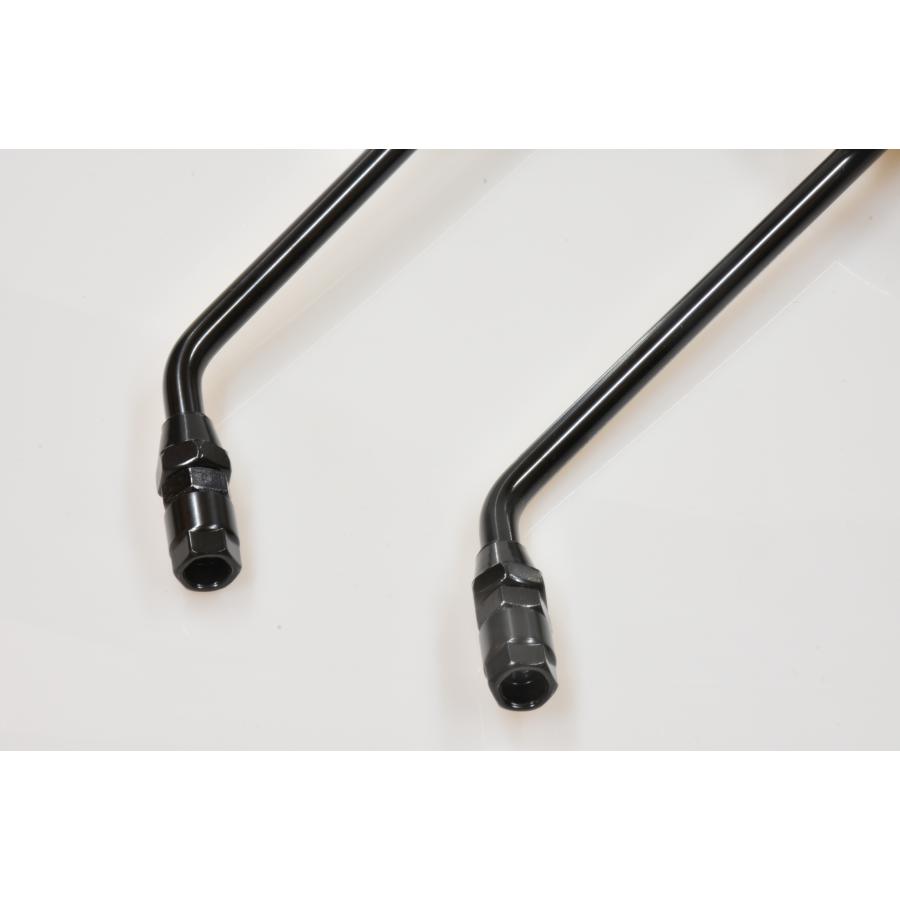 黒丸オールブラックミラー 左右セット 8mm 正ネジ ホンダ/スズキ用