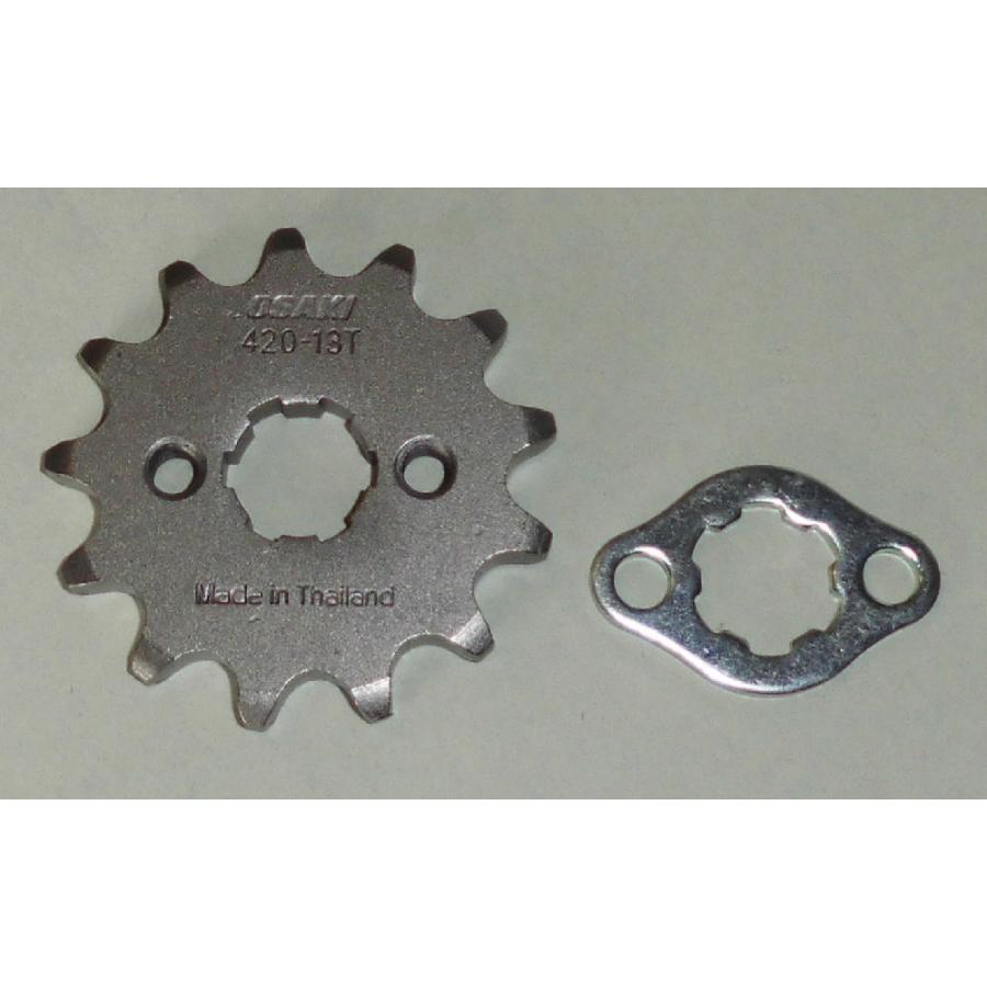 ネコポス対応 OSAKI フロントスプロケット 13T スーパーカブ 新品