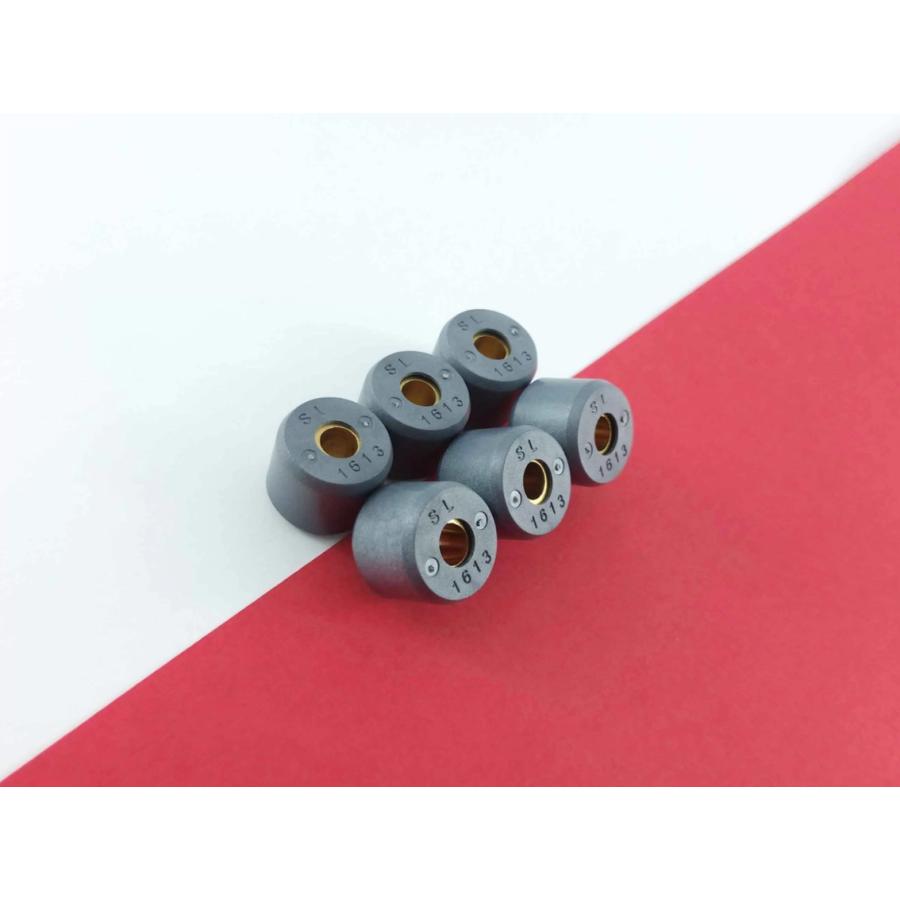 Dr.Pulley ドクタープーリー ブラック丸型ウェイトローラー 16×13