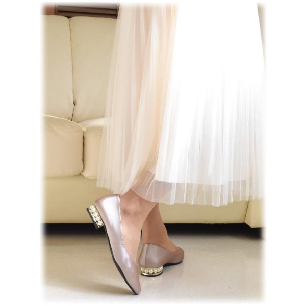 パンプス レディース ローヒール フォーマル 歩きやすい 痛くない 疲れない 低反発 パール ヒール キラキラ 黒 結婚式 入学式 春 #1398 |  | 11