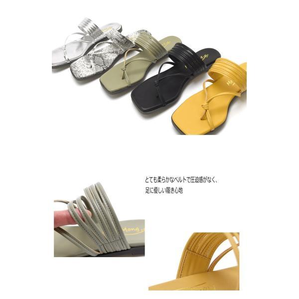 サンダル レディース ぺたんこ フラット 歩きやすい 履きやすい 痛くない ビーチサンダル トングサンダル つっかけ 夏 黒 #2202 |  | 02