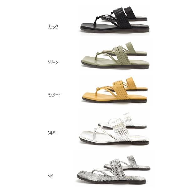 サンダル レディース ぺたんこ フラット 歩きやすい 履きやすい 痛くない ビーチサンダル トングサンダル つっかけ 夏 黒 #2202 |  | 06