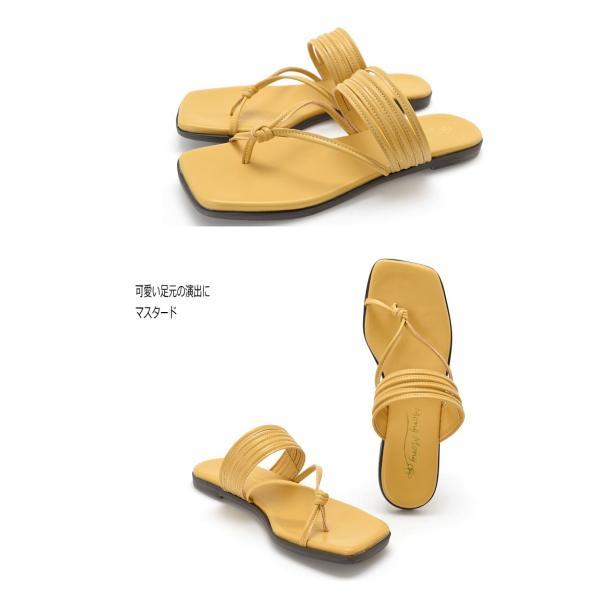 サンダル レディース ぺたんこ フラット 歩きやすい 履きやすい 痛くない ビーチサンダル トングサンダル つっかけ 夏 黒 #2202 |  | 09