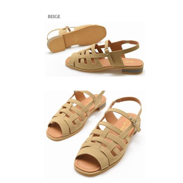 グルカサンダル レディース 歩きやすい ぺたんこ ストラップ 軽量 履きやすい 痛くない ゴムベルト グラディエーター 夏 靴 #2205 |  | 08