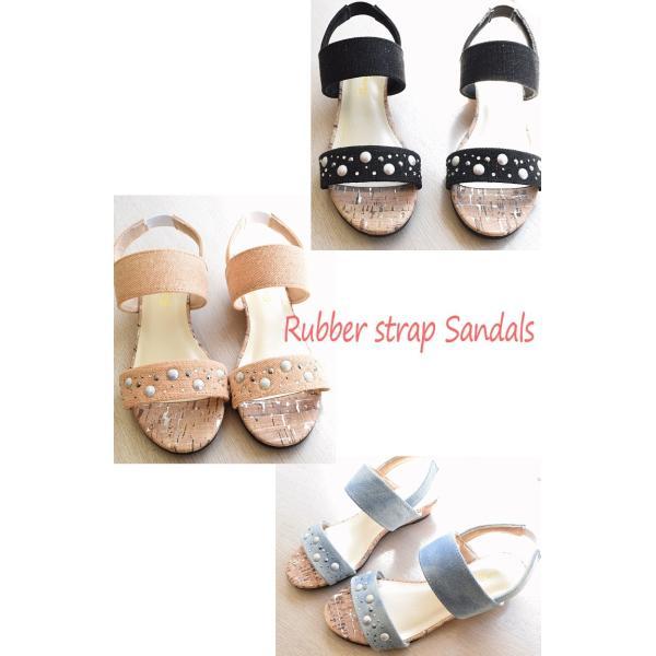 キッズ サンダル 女の子 子供 ジュニア ゴム ベルト キラキラ オシャレ カジュアル ウエッジヒール 歩きやすい 痛くない 走れる 海 プール #5126 |  | 14