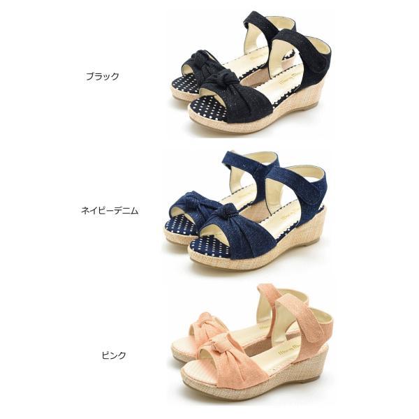 キッズ サンダル 女の子 子供 ジュニア ターバン リボン オシャレ カジュアル ウエッジヒール マジックテープ 歩きやすい 痛くない 走れる 海 プール #5128 |  | 06