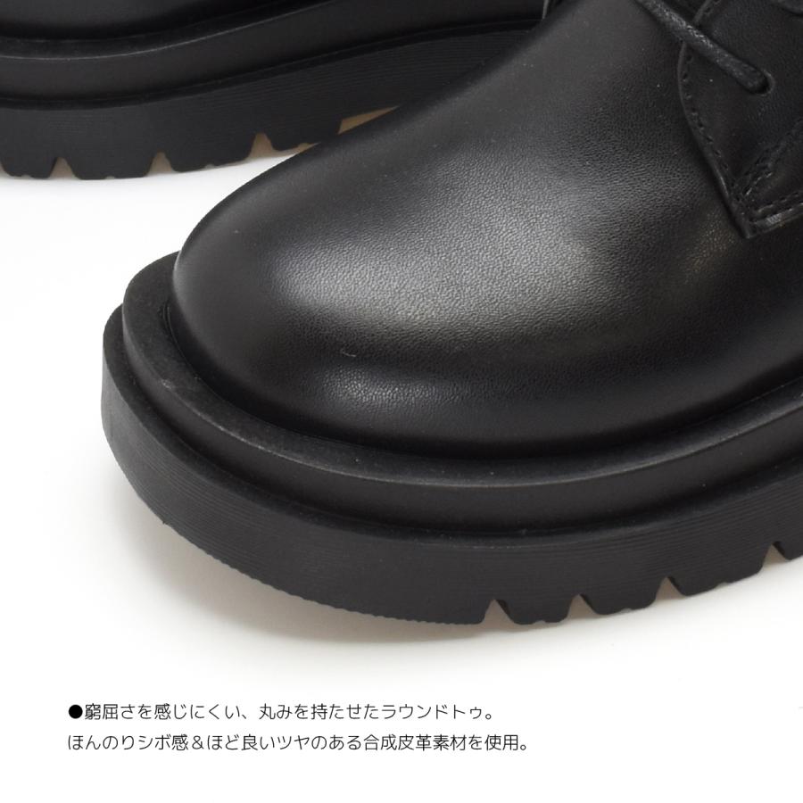 レディース レースアップ 袴 ブーツ 卒業式 ショートブーツ 編み上げ ファスナー 歩きやすい 厚底 靴 カジュアル 軽量 黒 ブラック ＃5200 |  | 12