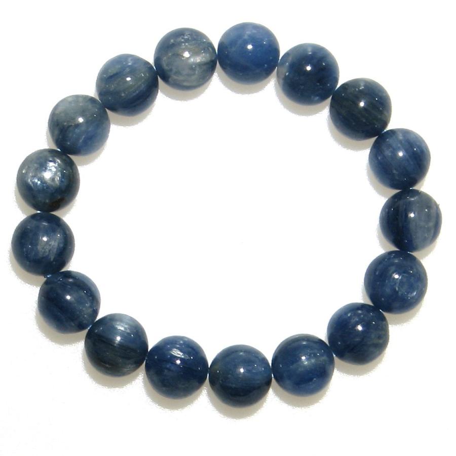 AAグレード カイヤナイト 12mm ブレスレット 16.5cm 18cm 20cm 10月