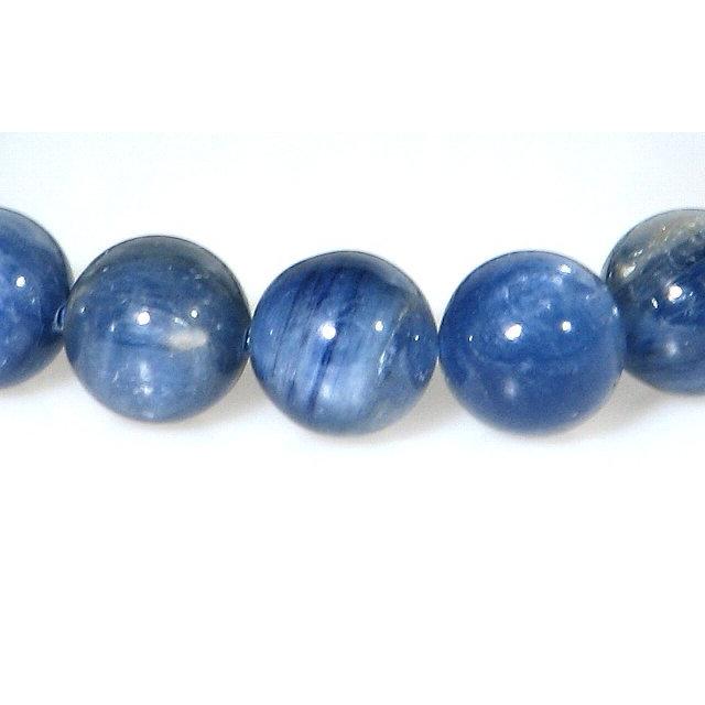 AAグレード カイヤナイト 12mm ブレスレット 16.5cm 18cm 20cm 10月