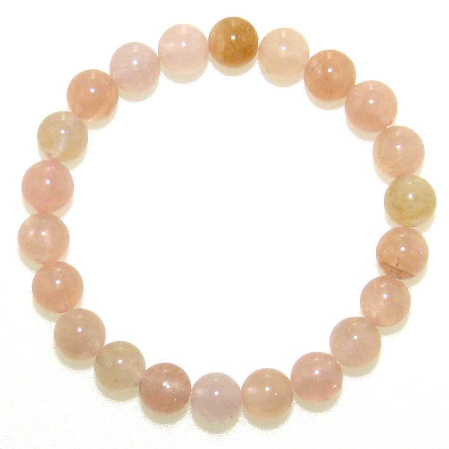 AAA モルガナイト（ピンクアクアマリン）8mm ブレスレット 15cm
